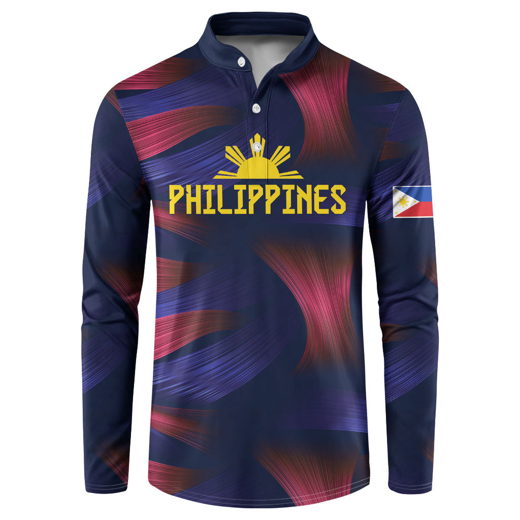 Custom Philippines 2026 Football Button Sweatshirt Laban Pilipinas