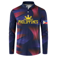 Custom Philippines 2026 Football Button Sweatshirt Laban Pilipinas