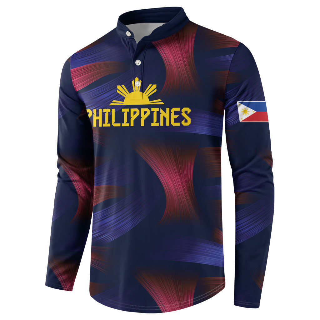 Custom Philippines 2026 Football Button Sweatshirt Laban Pilipinas