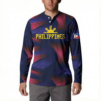 Custom Philippines 2026 Football Button Sweatshirt Laban Pilipinas