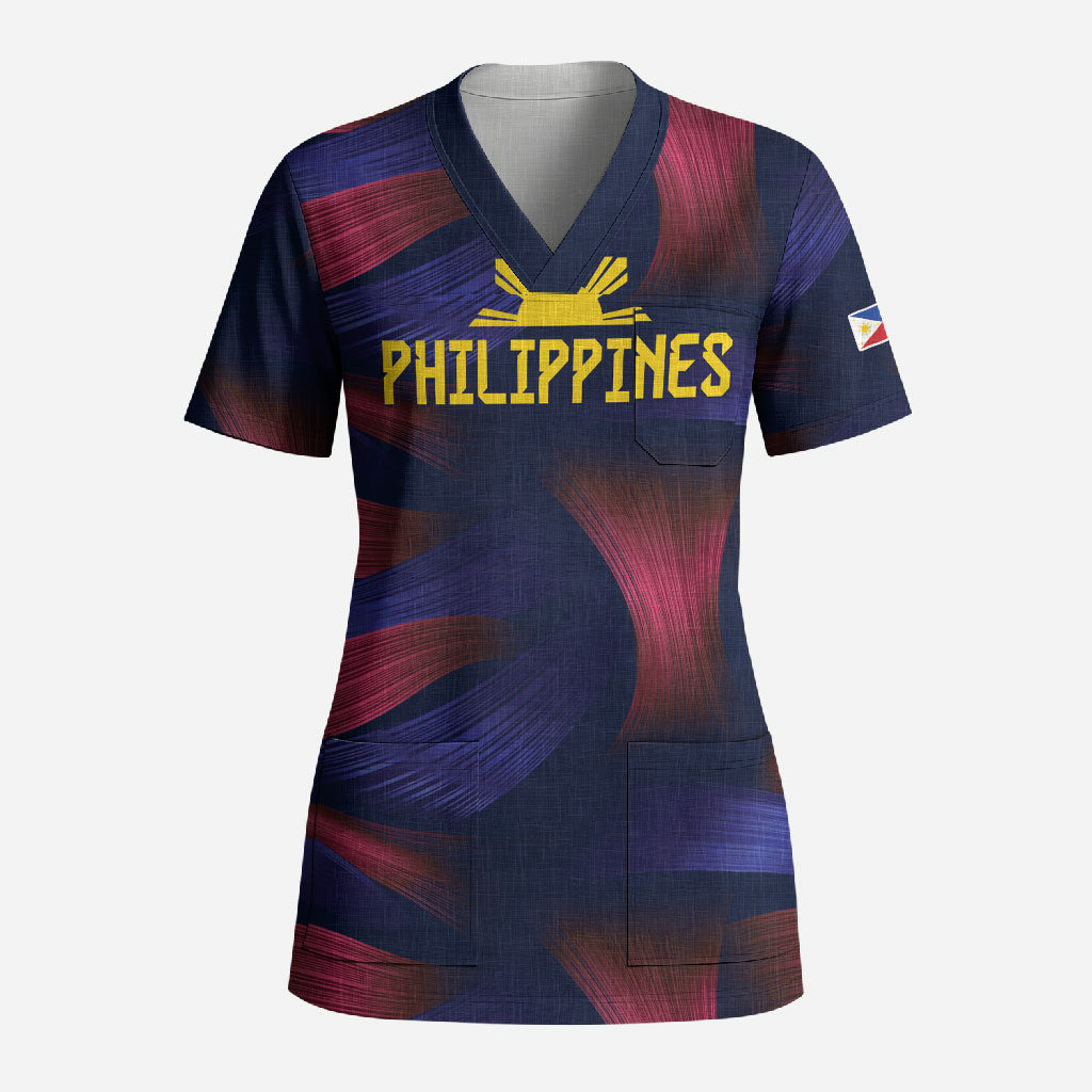 Custom Philippines 2026 Football Scrub Top Laban Pilipinas