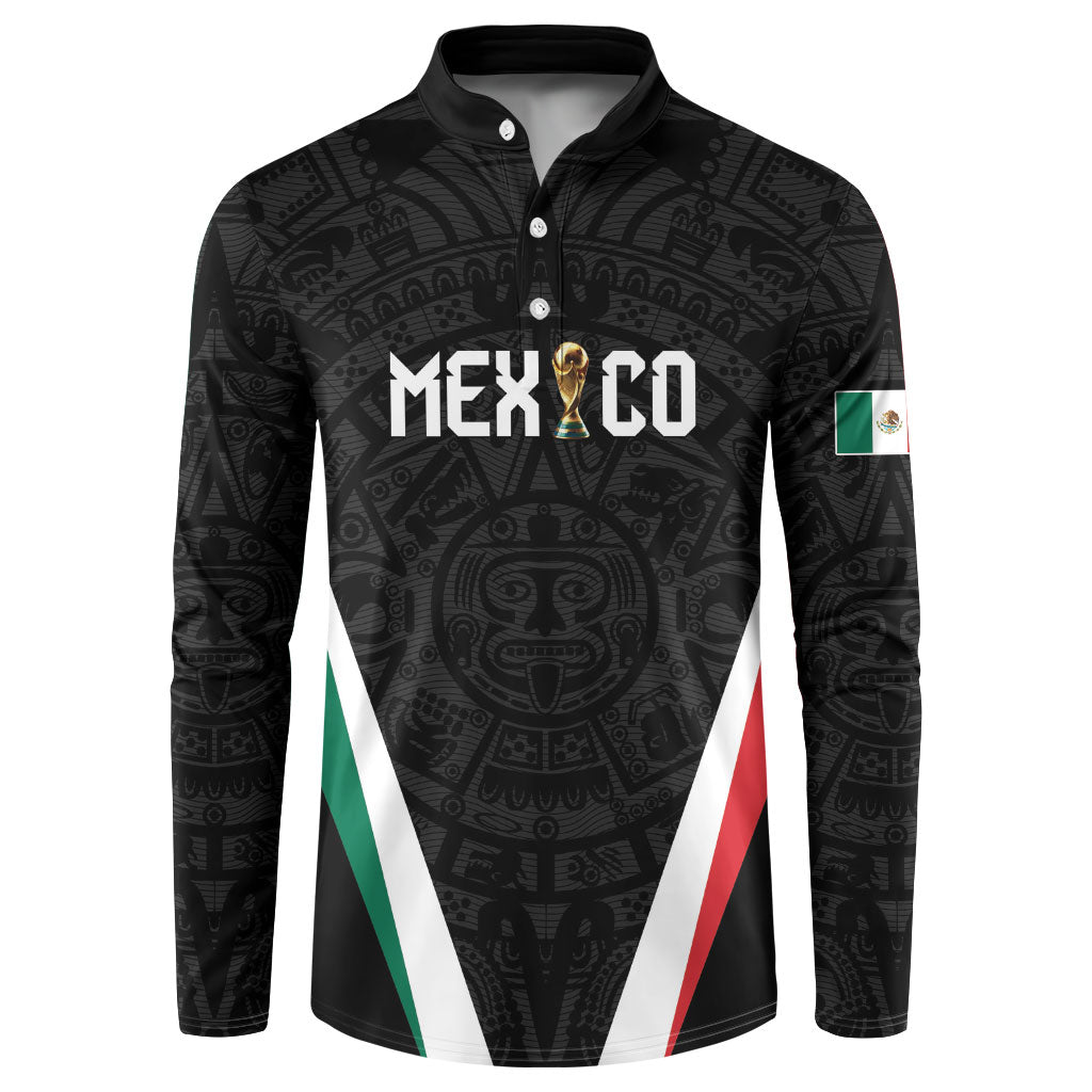 Custom Mexico 2026 World Football Button Sweatshirt Somos Mexico Champions
