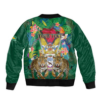 Personalized Guyana 60th Independence Day Bomber Jacket Diamond Jubilee