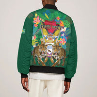 Personalized Guyana 60th Independence Day Bomber Jacket Diamond Jubilee