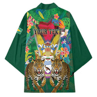 Personalized Guyana 60th Independence Day Kimono Diamond Jubilee