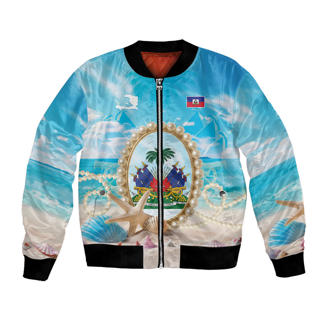 Personalized Haiti The Pearl Of Antilles Bomber Jacket Summer Aesthetic Vibe