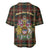 Canada Baseball Jersey Canadian Coat Of Arms Mix Maple Leaf Tartan - Wonder Print Shop