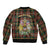 Canada Bomber Jacket Canadian Coat Of Arms Mix Maple Leaf Tartan - Wonder Print Shop