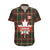 Canada Hawaiian Shirt Canadian Coat Of Arms Mix Maple Leaf Tartan - Wonder Print Shop