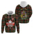 Canada Hoodie Canadian Coat Of Arms Mix Maple Leaf Tartan - Wonder Print Shop