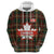 Canada Hoodie Canadian Coat Of Arms Mix Maple Leaf Tartan - Wonder Print Shop