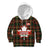 Canada Kid Hoodie Canadian Coat Of Arms Mix Maple Leaf Tartan - Wonder Print Shop