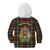 Canada Kid Hoodie Canadian Coat Of Arms Mix Maple Leaf Tartan - Wonder Print Shop