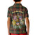 Canada Kid Polo Shirt Canadian Coat Of Arms Mix Maple Leaf Tartan - Wonder Print Shop