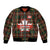 Custom Canada Bomber Jacket Canadian Coat Of Arms Mix Maple Leaf Tartan - Wonder Print Shop