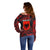 Albania Off Shoulder Sweater Albanian Golden Eagle Sport Version - Wonder Print Shop