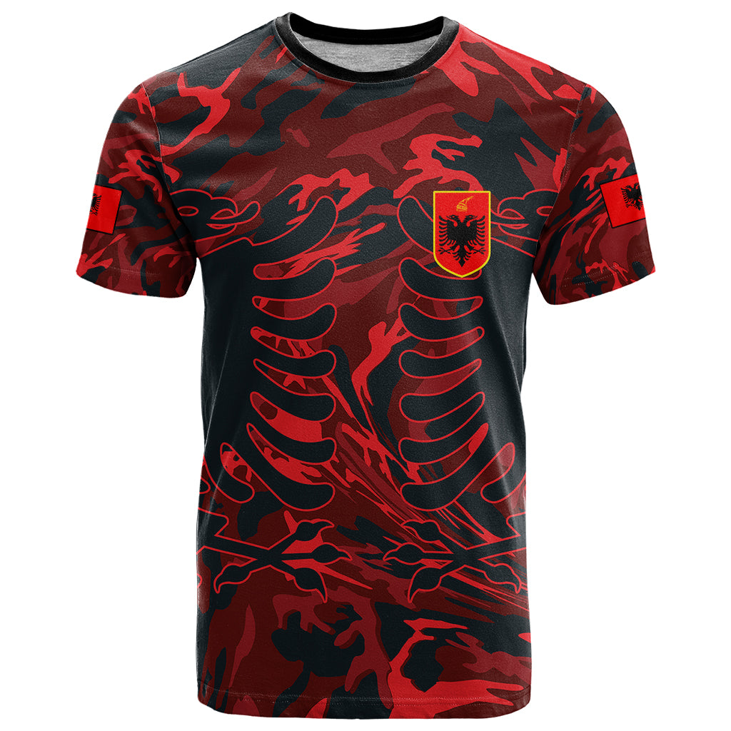 Albania T Shirt Albanian Golden Eagle Sport Version - Wonder Print Shop