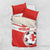 Switzerland 2024 Football Bedding Set Rossocrociati Go Champions - Wonder Print Shop