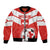 Custom Switzerland 2024 Football Bomber Jacket Rossocrociati Go Champions - Wonder Print Shop