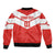 Custom Switzerland 2024 Football Bomber Jacket Rossocrociati Go Champions - Wonder Print Shop