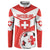 Custom Switzerland 2024 Football Button Sweatshirt Rossocrociati Go Champions - Wonder Print Shop