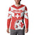 Custom Switzerland 2024 Football Button Sweatshirt Rossocrociati Go Champions - Wonder Print Shop