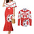 Custom Switzerland 2024 Football Couples Matching Mermaid Dress and Long Sleeve Button Shirt Rossocrociati Go Champions