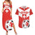 Custom Switzerland 2024 Football Couples Matching Summer Maxi Dress and Hawaiian Shirt Rossocrociati Go Champions - Wonder Print Shop