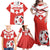 Custom Switzerland 2024 Football Family Matching Off Shoulder Maxi Dress and Hawaiian Shirt Rossocrociati Go Champions - Wonder Print Shop