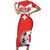 Custom Switzerland 2024 Football Family Matching Short Sleeve Bodycon Dress and Hawaiian Shirt Rossocrociati Go Champions - Wonder Print Shop