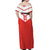 Custom Switzerland 2024 Football Off Shoulder Maxi Dress Rossocrociati Go Champions - Wonder Print Shop