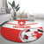 Switzerland 2024 Football Round Carpet Rossocrociati Go Champions