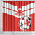 Switzerland 2024 Football Shower Curtain Rossocrociati Go Champions