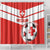 Switzerland 2024 Football Shower Curtain Rossocrociati Go Champions