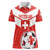 Custom Switzerland 2024 Football Women Polo Shirt Rossocrociati Go Champions