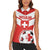 Custom Switzerland 2024 Football Women Sleeveless Polo Shirt Rossocrociati Go Champions