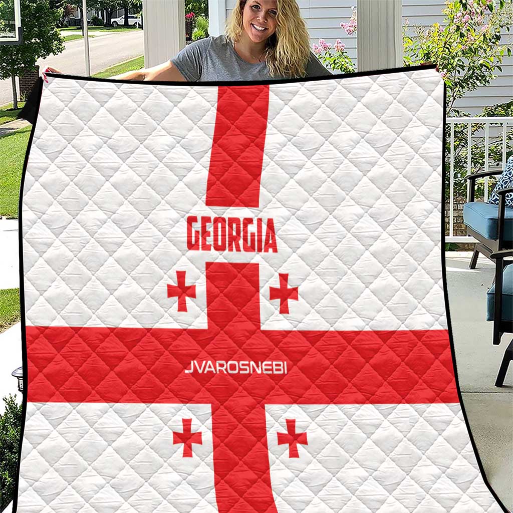 Georgia 2024 Football Quilt Come On Sakartvelo