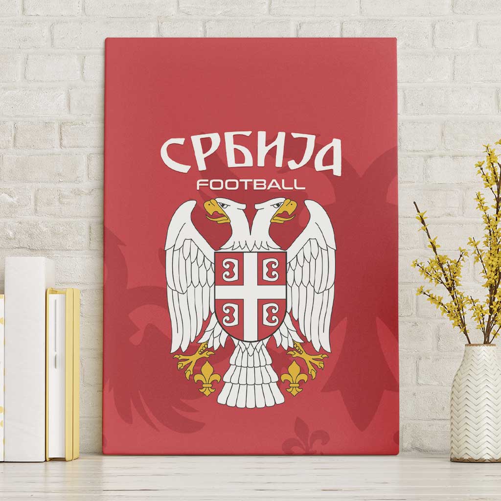 Serbia 2024 Football Canvas Wall Art Srbija Go Champions - Wonder Print Shop