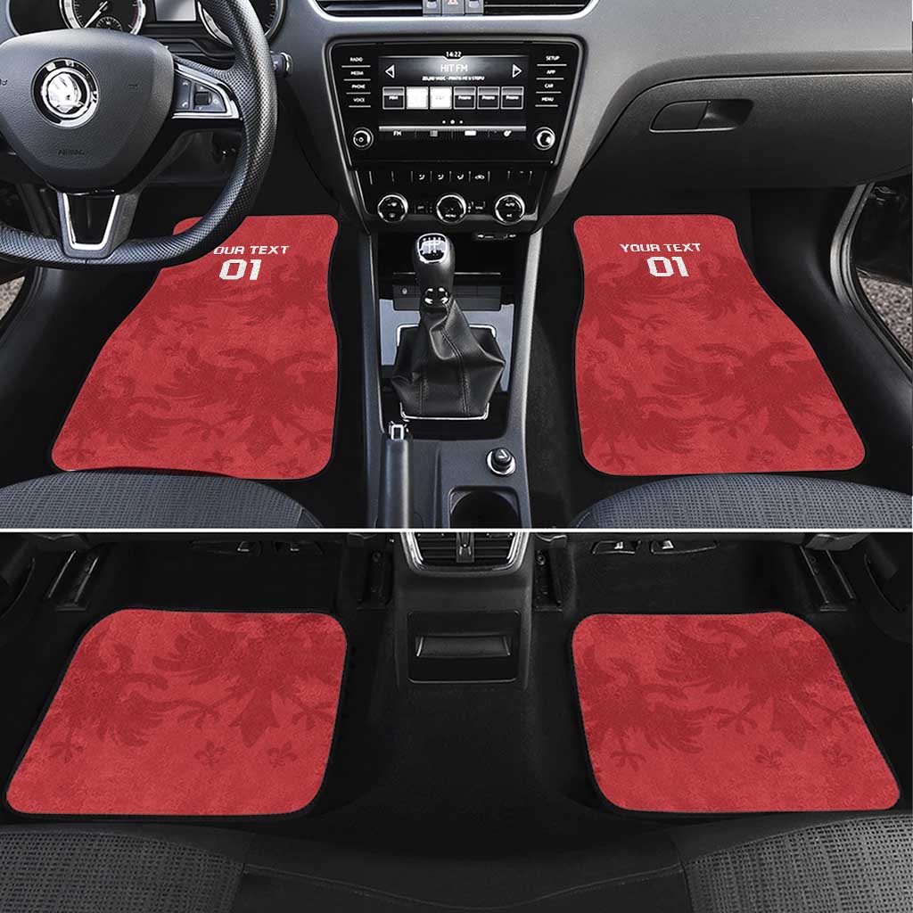 Serbia 2024 Football Car Mats Srbija Go Champions - Wonder Print Shop