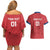 Custom Serbia 2024 Football Couples Matching Off Shoulder Short Dress and Hawaiian Shirt Srbija Go Champions - Wonder Print Shop