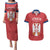 Custom Serbia 2024 Football Couples Matching Puletasi and Hawaiian Shirt Srbija Go Champions - Wonder Print Shop