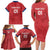 Custom Serbia 2024 Football Family Matching Long Sleeve Bodycon Dress and Hawaiian Shirt Srbija Go Champions - Wonder Print Shop