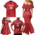 Custom Serbia 2024 Football Family Matching Mermaid Dress and Hawaiian Shirt Srbija Go Champions - Wonder Print Shop