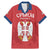 Custom Serbia 2024 Football Family Matching Mermaid Dress and Hawaiian Shirt Srbija Go Champions - Wonder Print Shop