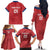 Custom Serbia 2024 Football Family Matching Off The Shoulder Long Sleeve Dress and Hawaiian Shirt Srbija Go Champions - Wonder Print Shop