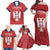 Custom Serbia 2024 Football Family Matching Off Shoulder Maxi Dress and Hawaiian Shirt Srbija Go Champions - Wonder Print Shop