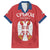 Custom Serbia 2024 Football Family Matching Off Shoulder Short Dress and Hawaiian Shirt Srbija Go Champions - Wonder Print Shop