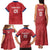 Custom Serbia 2024 Football Family Matching Tank Maxi Dress and Hawaiian Shirt Srbija Go Champions - Wonder Print Shop