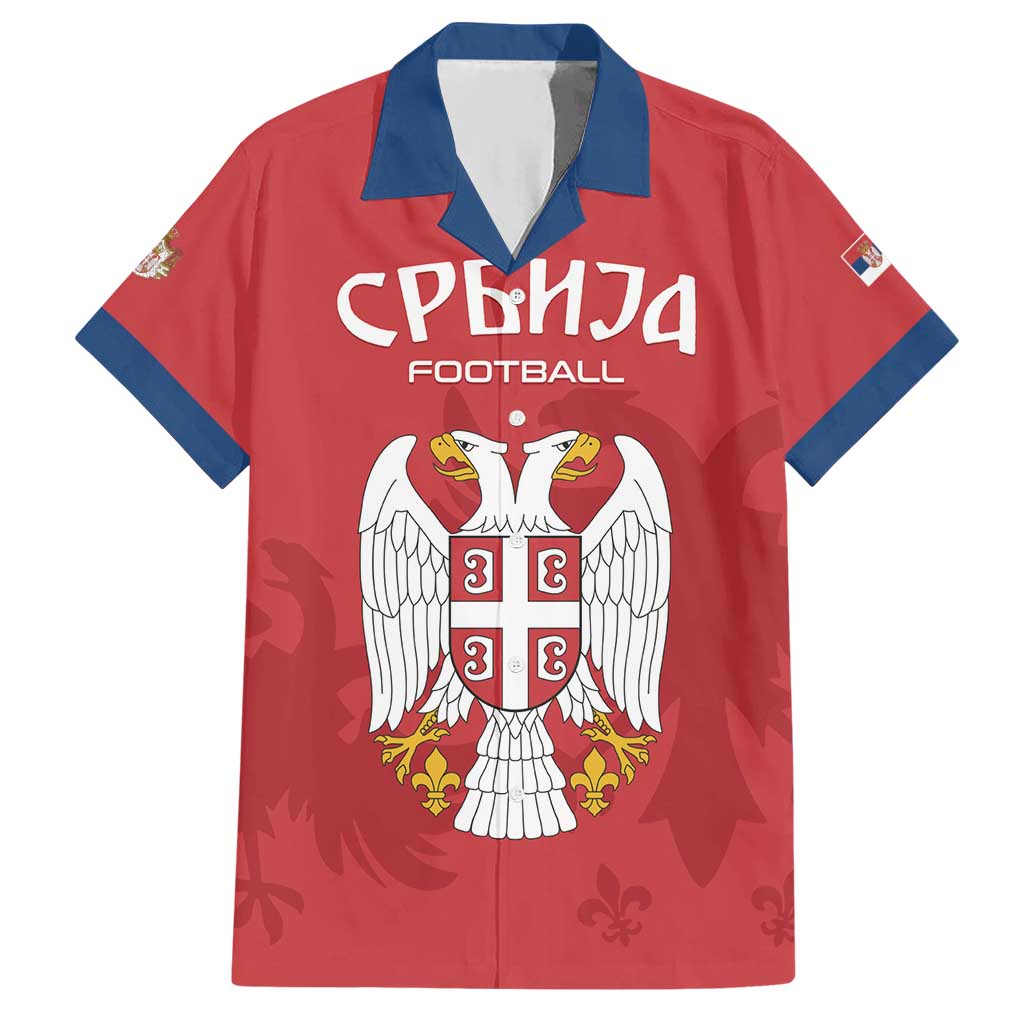 Custom Serbia 2024 Football Hawaiian Shirt Srbija Go Champions - Wonder Print Shop