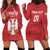 Custom Serbia 2024 Football Hoodie Dress Srbija Go Champions - Wonder Print Shop